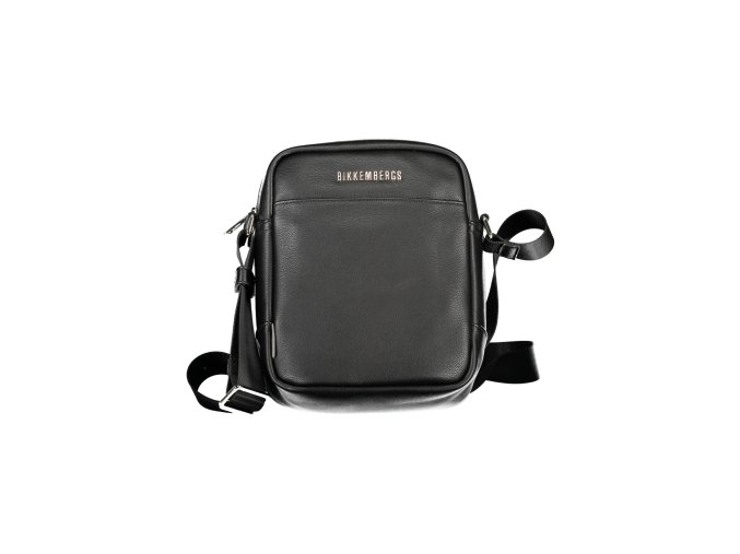Štýlová Pánska Crossbody Taška BIKKEMBERGS 19X24X9cm Čierna (Velkost UNI, Farba Čierna)