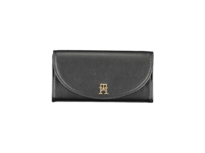 Praktická Dámska Peňaženka TOMMY HILFIGER 20X12X4cm Čierna (Velkost UNI, Farba Čierna)