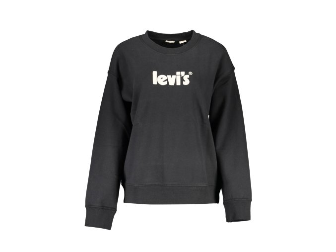 Športová Dámska Mikina bez zipsu   LEVI'S  Čierna (Velkost XL, Farba Čierna)