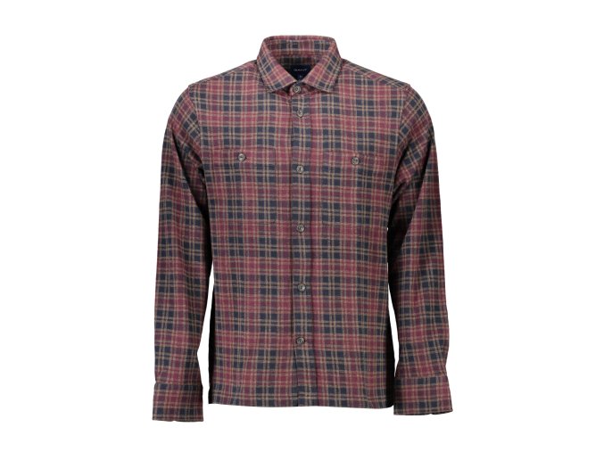 Elegantná Pánska Košeľa GANT Hnedá (Velkost 2XL, Farba Hnedá)