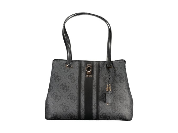 Štýlová Dámska Kabelka GUESS JEANS  37.0X27.0X10.0cm  Čierna (Velkost UNI, Farba Čierna)