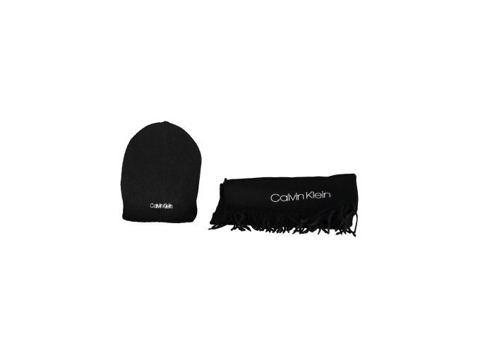 Štýlový Pánsky Šál CALVIN KLEIN Čierna (Velkost UNI, Farba Čierna)