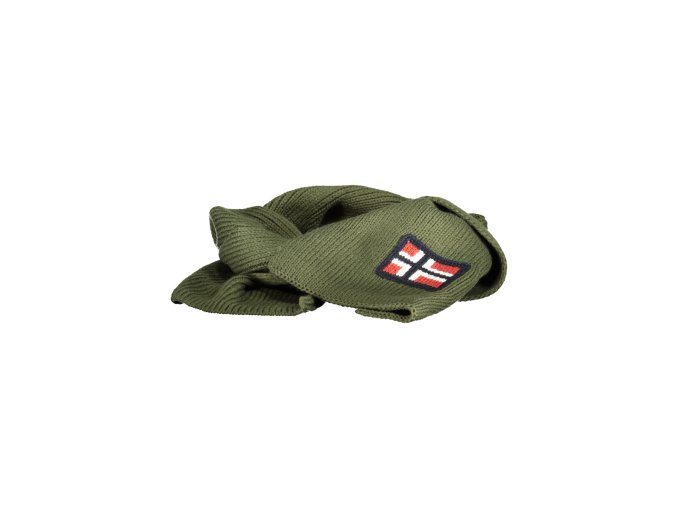 Štýlový Pánsky Šál NORWAY 1963 Zelená (Velkost UNI, Farba Zelená)
