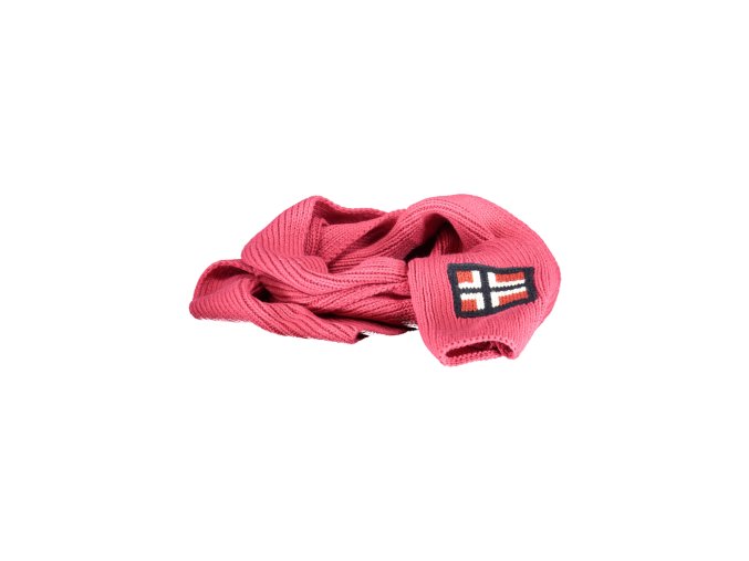 Štýlový Pánsky Šál NORWAY 1963 Ružová (Velkost UNI, Farba Ružová)