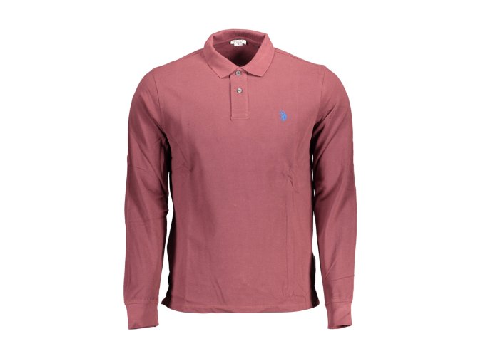 Us Polo Polo Maniche Lunghe Uomo Viola Fialová (Velkost 2XL, Farba Fialová)