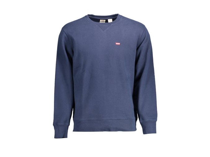 Športová Pánska Mikina bez zipsu LEVI'S Modrá (Velkost 2XL, Farba Modrá)