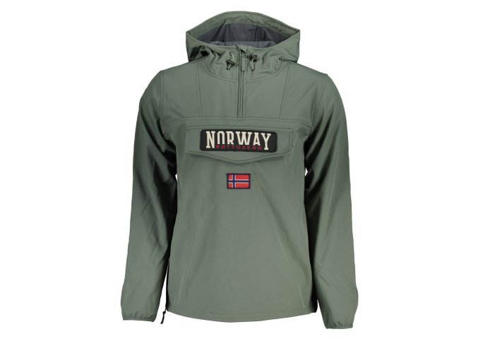 Pánska Ľahká Prechodová Bunda NORWAY 1963 Zelená (Velkost 2XL, Farba Zelená)