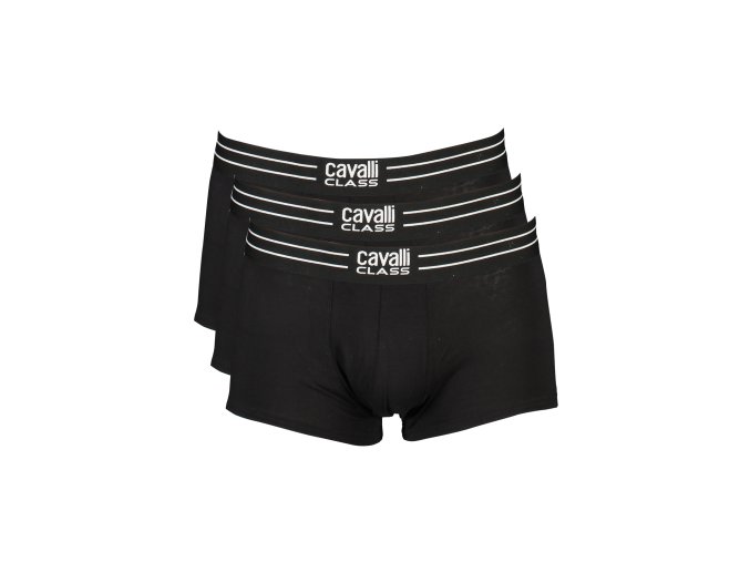 Pohodlné Pánske Boxerky CAVALLI CLASS Čierna (Velkost S, Farba Čierna)