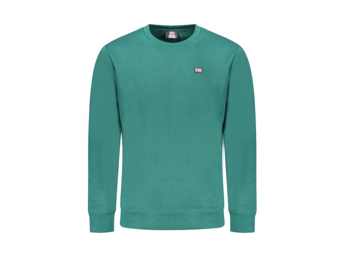 Športová Pánska Mikina bez zipsu NORWAY 1963 Zelená (Velkost 3XL, Farba Zelená)