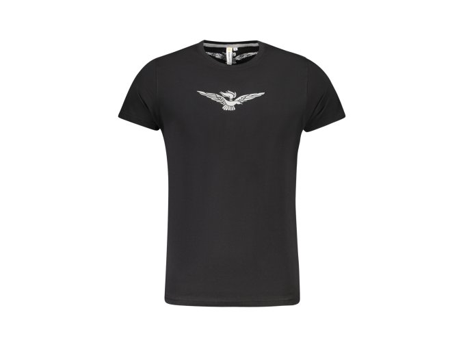Štýlové Pánske Tričko s krátkym rukávom ACCADEMIA MILITARE Čierna (Velkost 2XL, Farba Čierna)