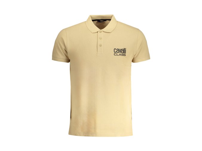 Športová Pánska Polokošeľa CAVALLI CLASS Bežová (Velkost 2XL, Farba Bežová)