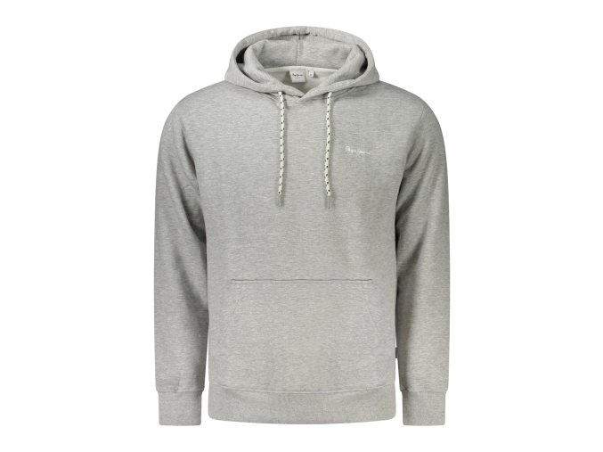 Športová Pánska Mikina bez zipsu PEPE JEANS Šedá (Velkost 2XL, Farba Šedá)