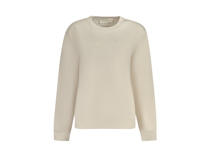 Športová Dámska Mikina bez zipsu   CALVIN KLEIN  Bežová (Velkost XL, Farba Bežová)