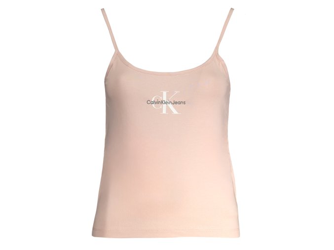 Štýlové Dámske Tričko bez rukávov CALVIN KLEIN Ružová (Velkost L, Farba Ružová)