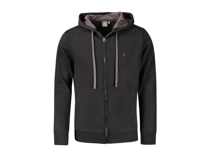 Športová Pánska Mikina so zipsom COVERI MOVING Čierna (Velkost 2XL, Farba Čierna)
