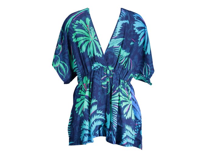 Štýlové Dámske Šaty DESIGUAL Modrá (Velkost 2XL, Farba Modrá)