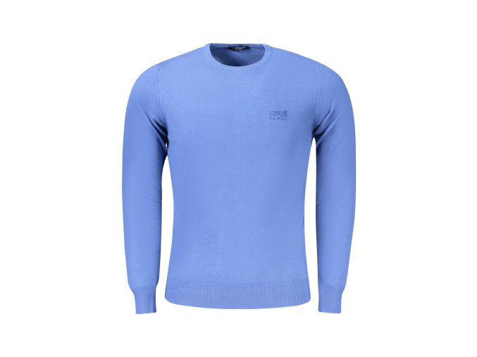 Elegantný Pánsky Pulóver CAVALLI CLASS Modrá (Velkost 2XL, Farba Modrá)