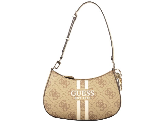 Štýlová Dámska Kabelka GUESS JEANS  29.0X16.0X6.0cm  Bežová (Velkost UNI, Farba Bežová)