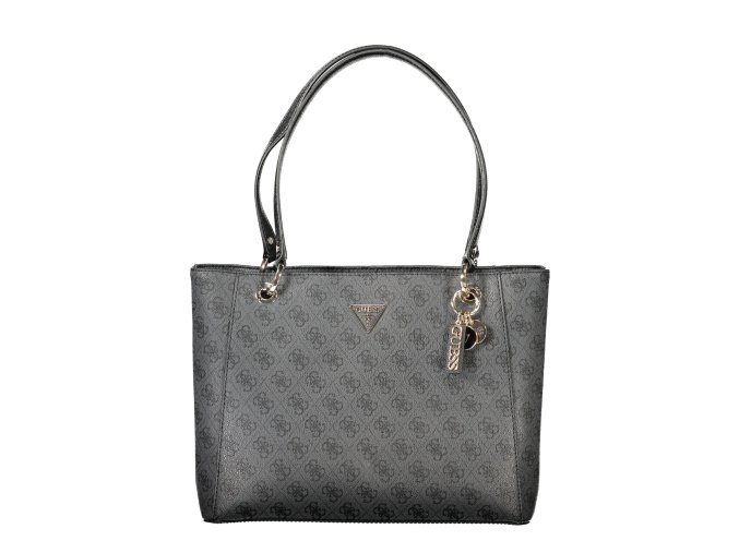 Štýlová Dámska Kabelka GUESS JEANS  34.0X26.0X9.0cm  Čierna (Velkost UNI, Farba Čierna)