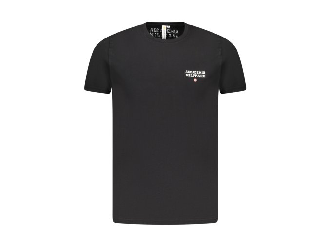 Štýlové Pánske Tričko s krátkym rukávom ACCADEMIA MILITARE Čierna (Velkost 3XL, Farba Čierna)