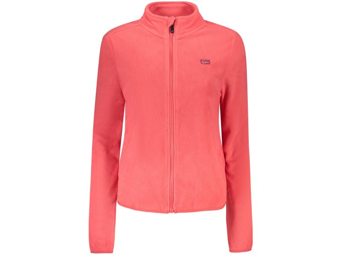 Športová Dámska Mikina so zipsom NORWAY 1963 Ružová (Velkost 2XL, Farba Ružová)