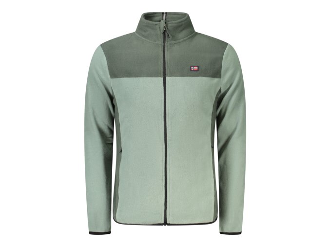 Športová Dámska Mikina so zipsom NORWAY 1963 Zelená (Velkost 3XL, Farba Zelená)
