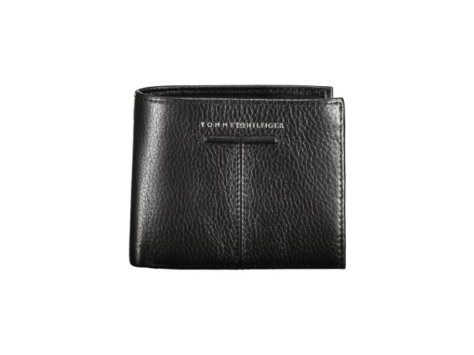 Praktická Pánska Peňaženka TOMMY HILFIGER 12X10X3cm Čierna (Velkost UNI, Farba Čierna)