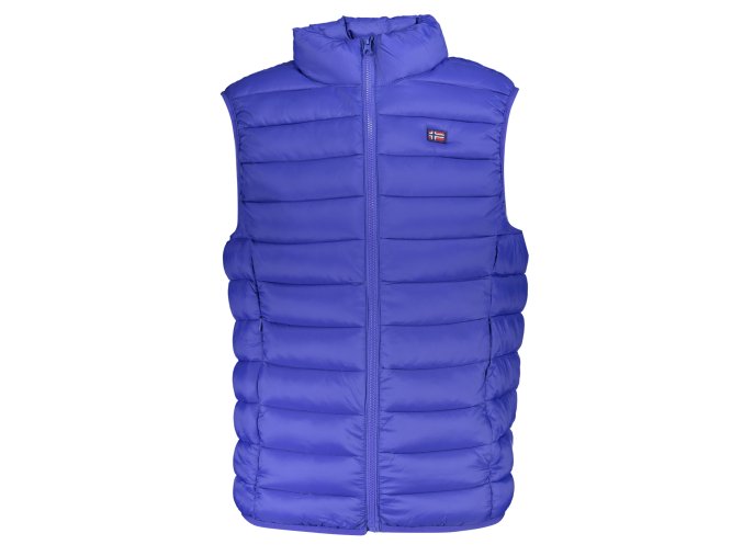 Kvalitná Pánska Zimná Vesta NORWAY 1963 Modrá (Velkost XL, Farba Modrá)