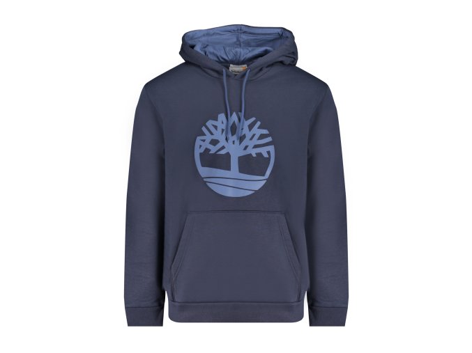 Športová Pánska Mikina bez zipsu TIMBERLAND Modrá (Velkost 2XL, Farba Modrá)