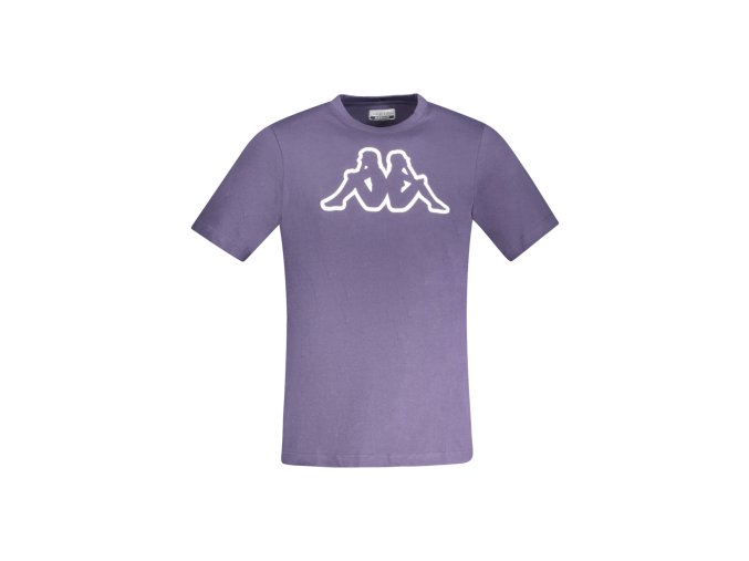 Štýlové Pánske Tričko s krátkym rukávom KAPPA Modrá (Velkost 2XL, Farba Modrá)