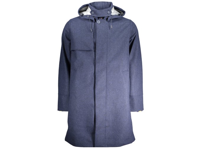 K Way Cappotto Uomo Blu Modrá (Velkost XL, Farba Modrá)