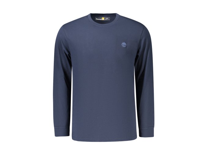 Štýlové Pánske Tričko s dlhým rukávom TIMBERLAND Modrá (Velkost 2XL, Farba Modrá)