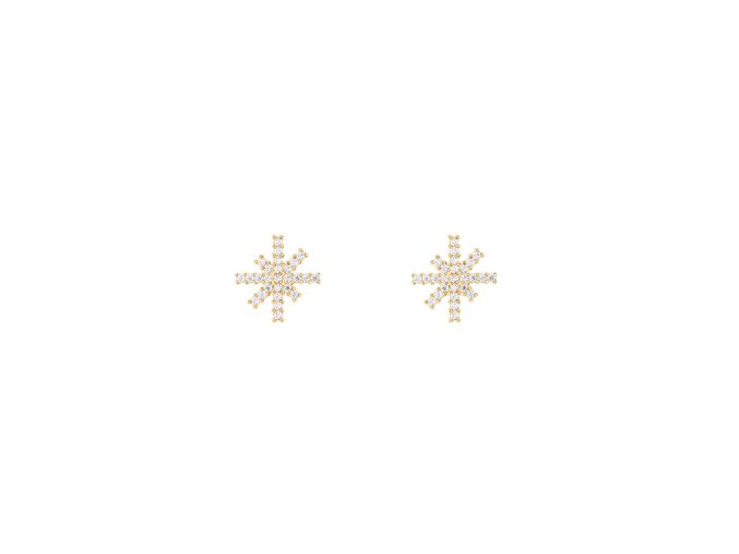 JPG Original White DW00401611 Mirelle Star Earring Gold 01 4000x5000