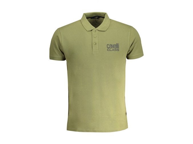Športová Pánska Polokošeľa CAVALLI CLASS Zelená (Velkost 2XL, Farba Zelená)