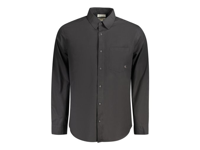 Elegantná Pánska Košeľa CALVIN KLEIN Čierna (Velkost L, Farba Čierna)