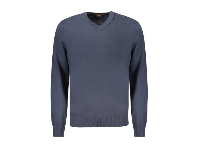 Elegantný Pánsky Pulóver HUGO BOSS Modrá (Velkost 3XL, Farba Modrá)