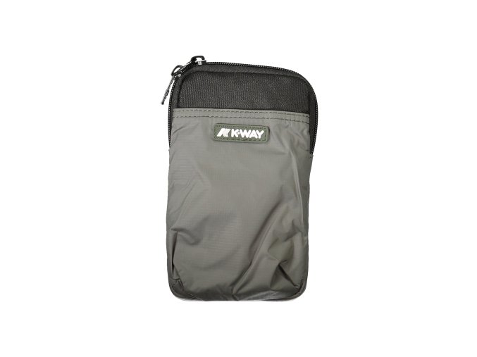 Štýlová Pánska Crossbody Taška K-WAY 10.0X18.0X3.0cm Zelená (Velkost UNI, Farba Zelená)