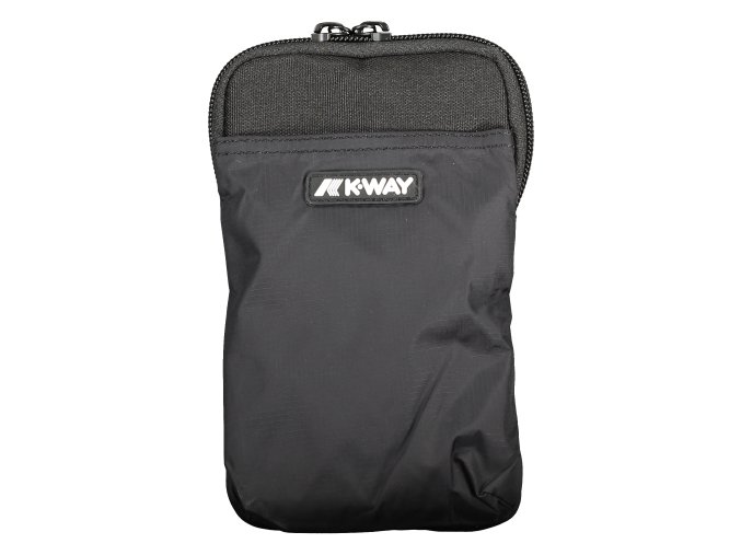 Štýlová Pánska Crossbody Taška K-WAY 10.0X18.0X3.0cm Čierna (Velkost UNI, Farba Čierna)