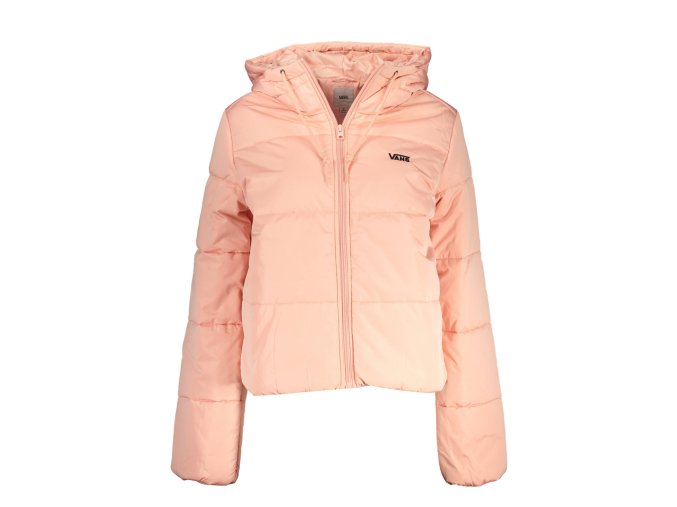 Kvalitná Dámska Zimná Bunda VANS Ružová (Velkost M, Farba Ružová)