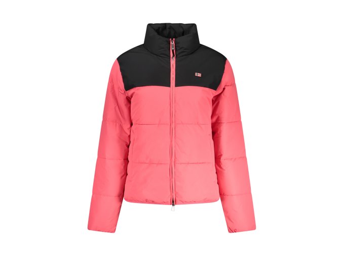Kvalitná Dámska Zimná Bunda NORWAY 1963 Ružová (Velkost 2XL, Farba Ružová)