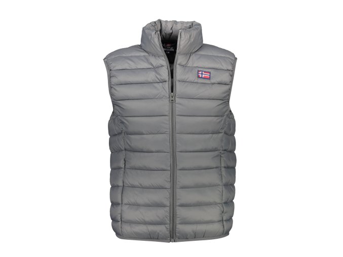 Kvalitná Pánska Zimná Vesta NORWAY 1963 Šedá (Velkost 2XL, Farba Šedá)