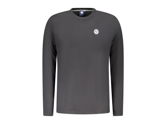 Štýlové Pánske Tričko s dlhým rukávom NORTH SAILS Čierna (Velkost 3XL, Farba Čierna)