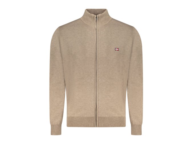 Športová Pánska Mikina bez zipsu NORWAY 1963 Hnedá (Velkost 3XL, Farba Hnedá)