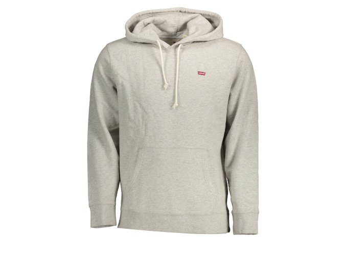 Športová Pánska Mikina bez zipsu LEVI´S Šedá (Velkost 2XL, Farba Šedá)