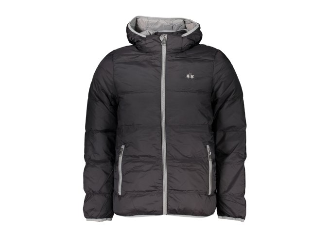 Kvalitná Pánska Zimná Bunda LA MARTINA Čierna (Velkost L, Farba Čierna)