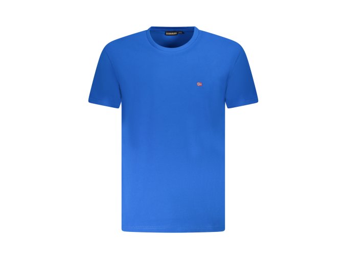 Štýlové Pánske Tričko s krátkym rukávom NAPAPIJRI Modrá (Velkost 2XL, Farba Modrá)