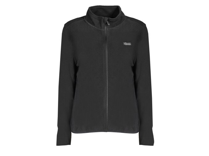 Športová Dámska Mikina so zipsom NORWAY 1963 Čierna (Velkost XL, Farba Čierna)