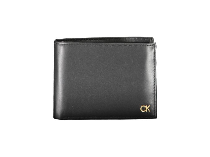 Praktická Pánska Peňaženka CALVIN KLEIN 13X10X2cm Čierna (Velkost UNI, Farba Čierna)