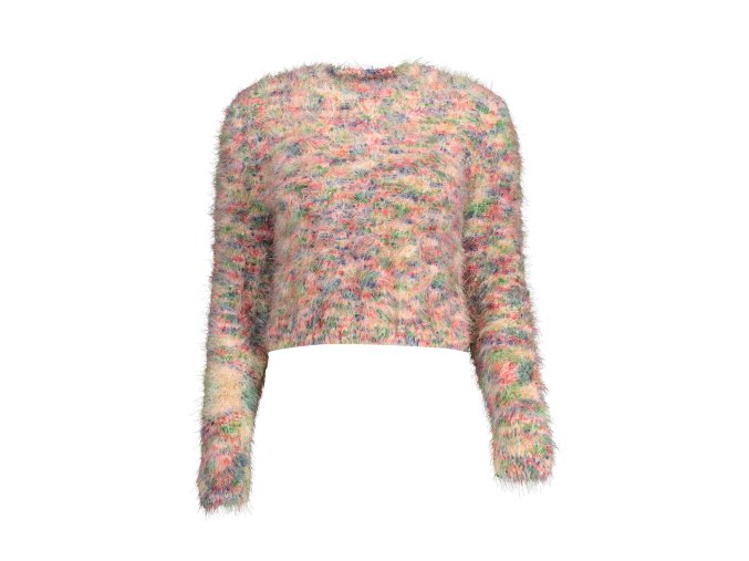 Elegantný Dámsky Pulóver DESIGUAL Ružová (Velkost 2XL, Farba Ružová)