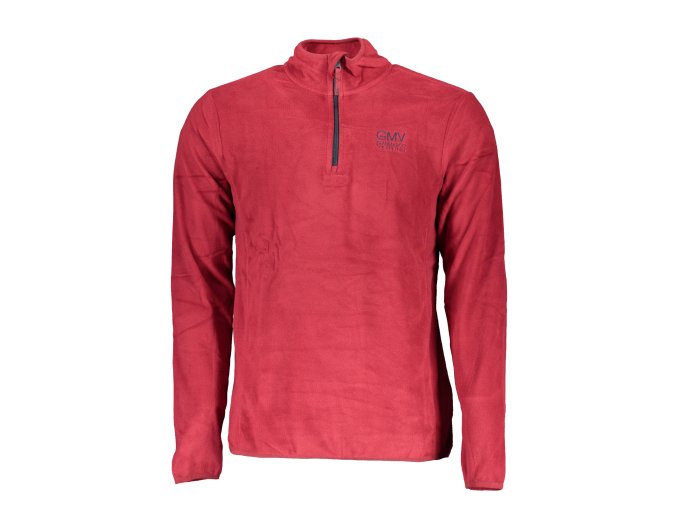 Športová Pánska Mikina bez zipsu GIAN MARCO VENTURI Červená (Velkost XL, Farba Červená)